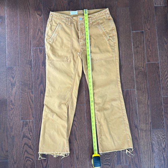 Anthropologie Pilcro The Yaya Crop Flare Pants by Pilcro in Bronze Size 27 - Picture 10 of 10